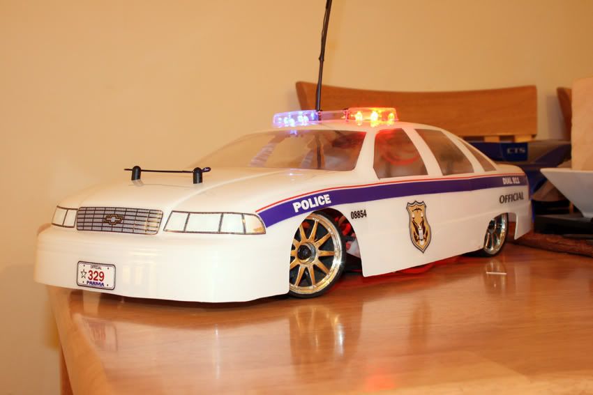 RC Police Car with lights / siren. RC Groups